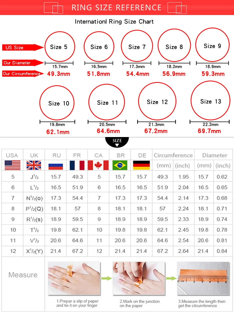 Never Fade White Gold Color Rings Women High Quality Zircon Ring Original Tibetan Silver Wedding Band Bridal Jewelry Accessories