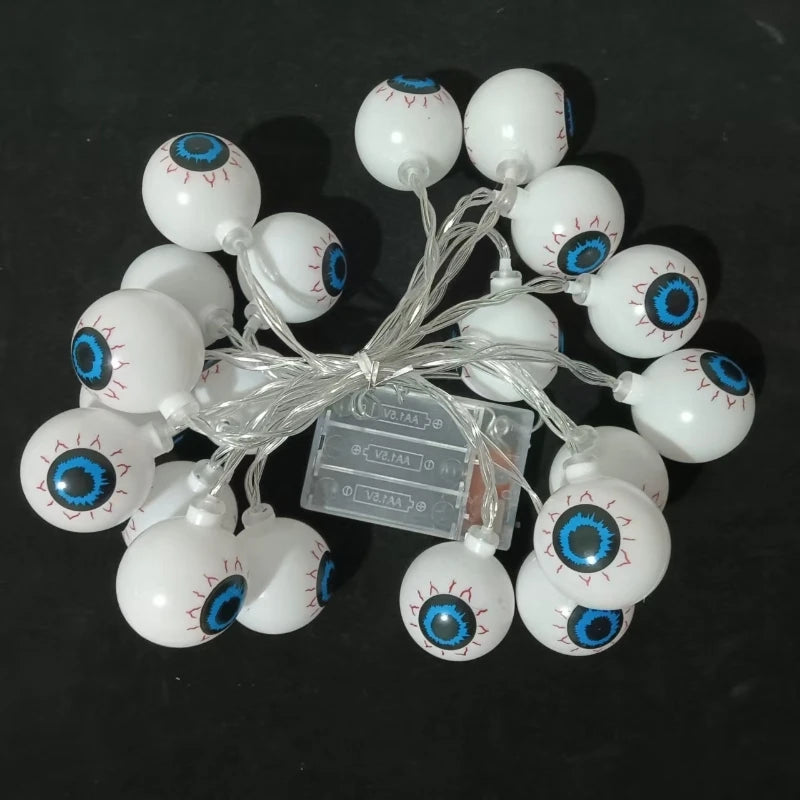 Halloween Decorations Eyeball String Lights LED Fairy Lights Spooky Horror Party Decor Battery Operated
